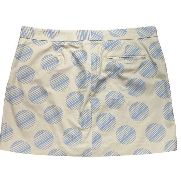 Kenneth Cole Beige and Blue Skirt, Size 6 - Picture 2 of 6